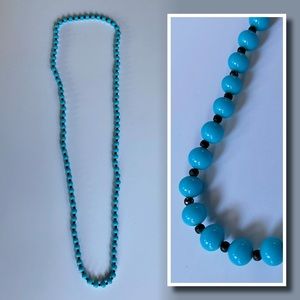Vintage beaded long necklace